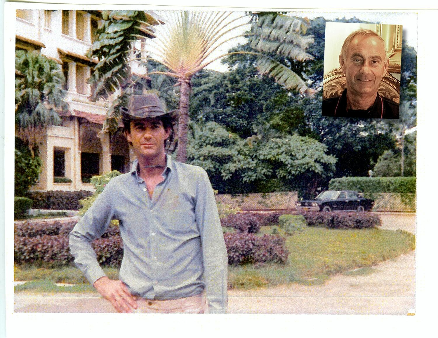 englund phnompenh Bernhard Englund i Phnom Penh 1975. Infälld bild på honom idag.